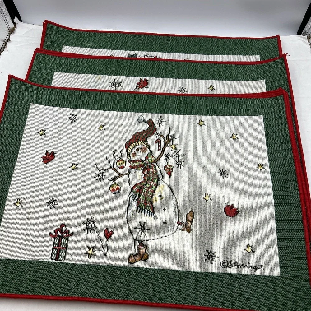 Winter Placemats-Set of 14-Susan Winget